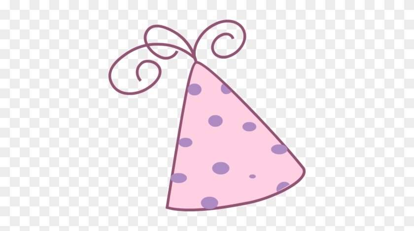Pink Birthday Hat Clip Art - Pink Party Hat Png #4279