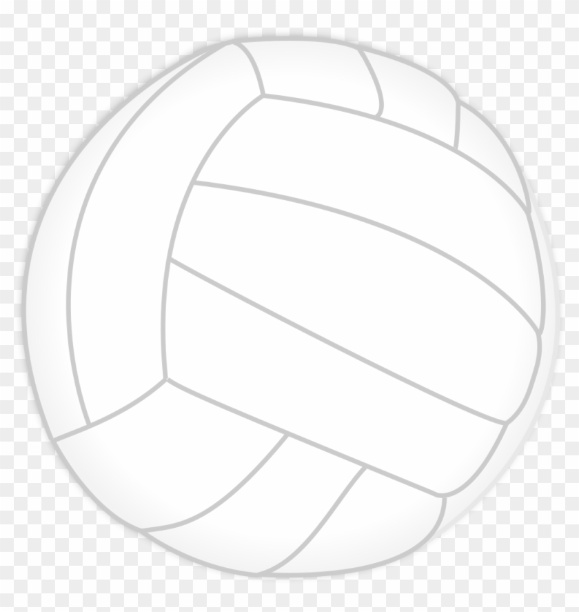 Free Beach Ball Black And White Clipart - Beach Ball Black And White #4271