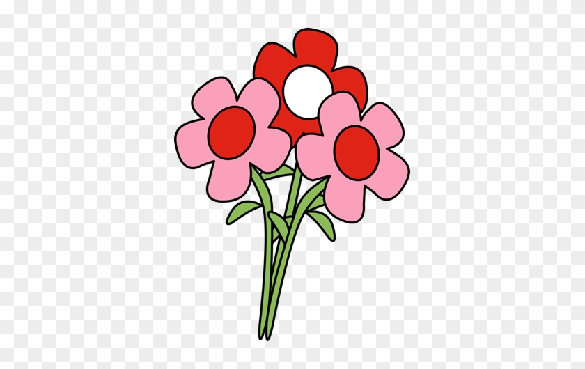 Pretty Valentine's Day Flowers Clip Art - Valentine Flowers Clip Art #4309