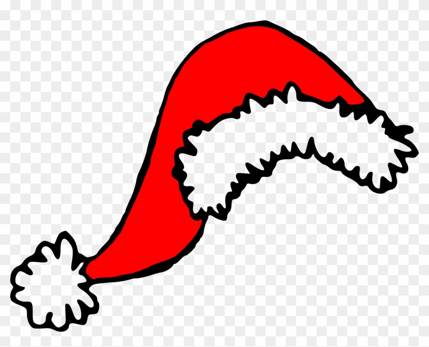 Just A Nice Red Santa Hat For Your Using Pleasure - Christmas Hat Clip Art #4404