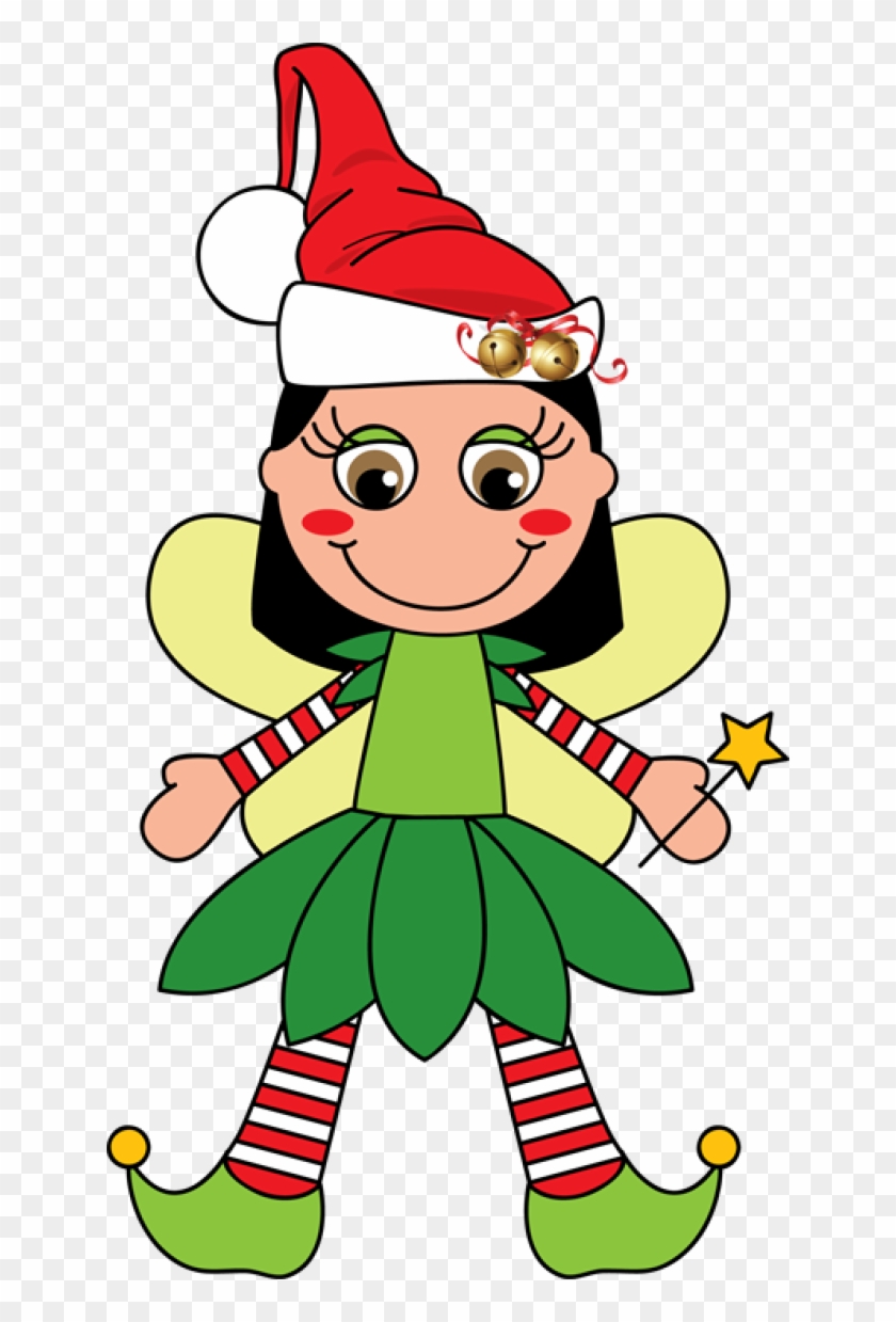 A Cute Christmas Fairy - Christmas Fairy Free Clip Art #4479