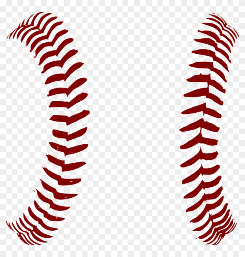 Football Laces Clipart Red Softball Laces Only Clip - Customize Baseball With Name Throw Blanket #4477