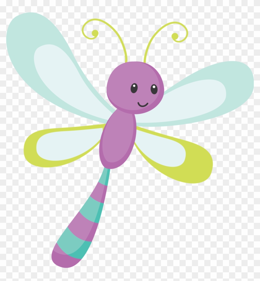 Say Hello - Cute Dragonfly Png #4541