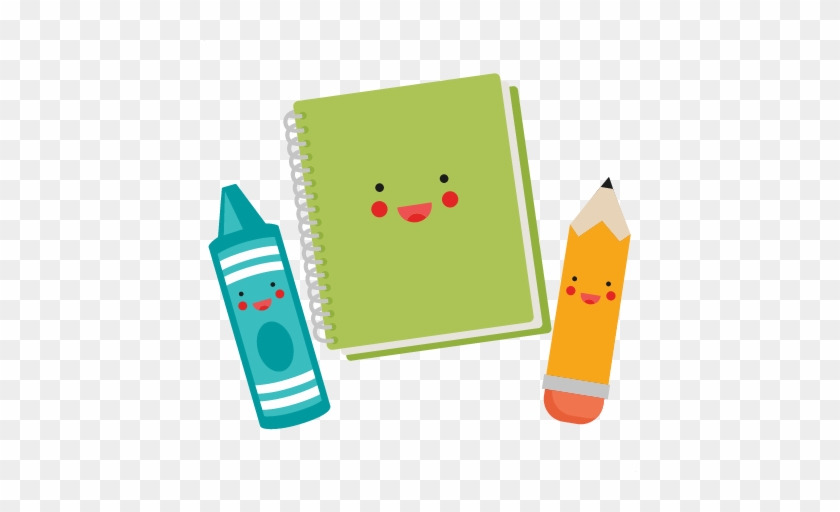 Discover Ideas About School Clipart - Kawaii School Supplies Clipart #4593