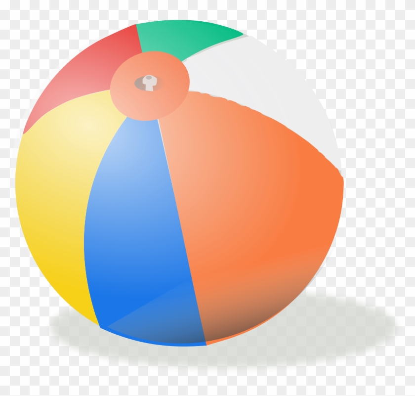 1 - Beach Ball Clip Art Transparent #4630