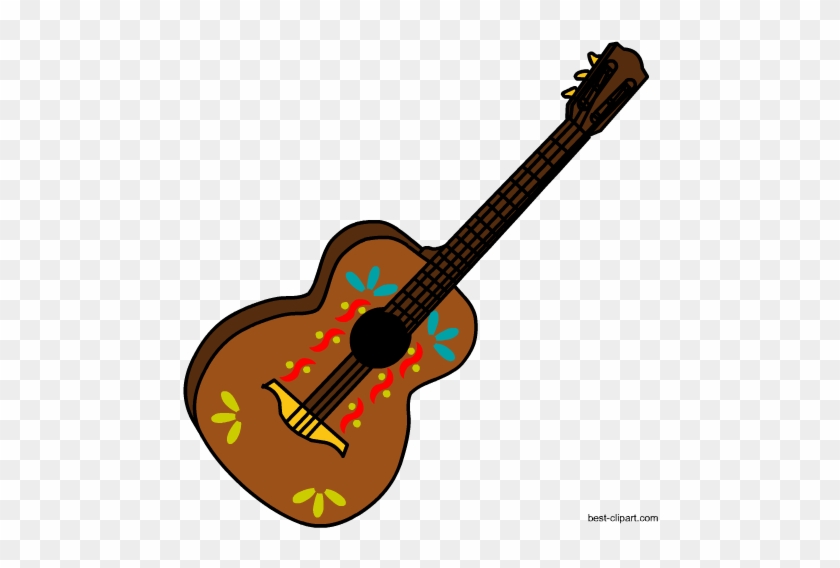 Free Mexican Guitar Clip Art - Guitar #4540