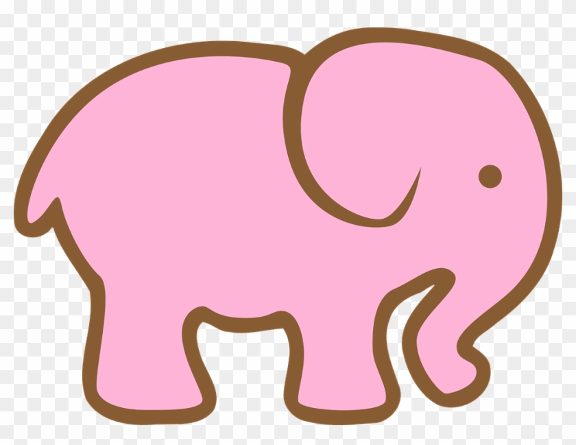 No Pienses En Un Elefante Rosa Ciara Molina Sewing - Pink Elephant Cut Out #4722