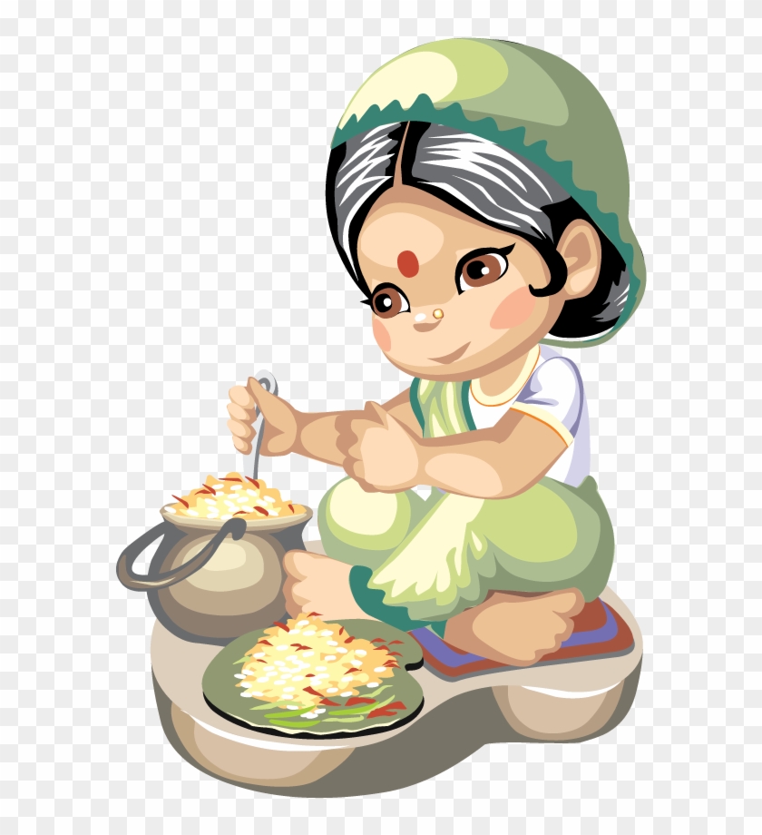 Indian Cuisine Cooking Recipe Clip Art - Cooking Clip Art #4661