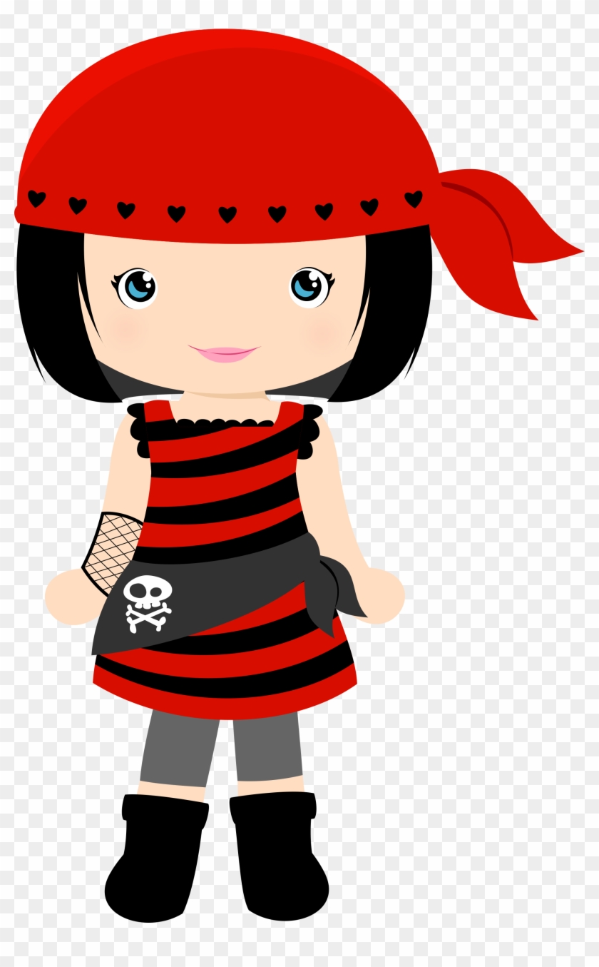 Little Pirate Girl Clipart #4652