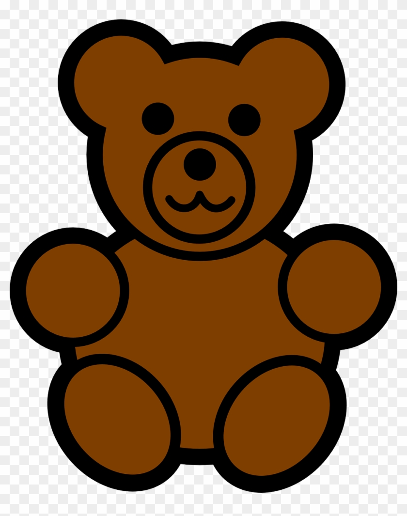 Bear Clip Art At Clker - Gummy Bear Coloring Pages #4718