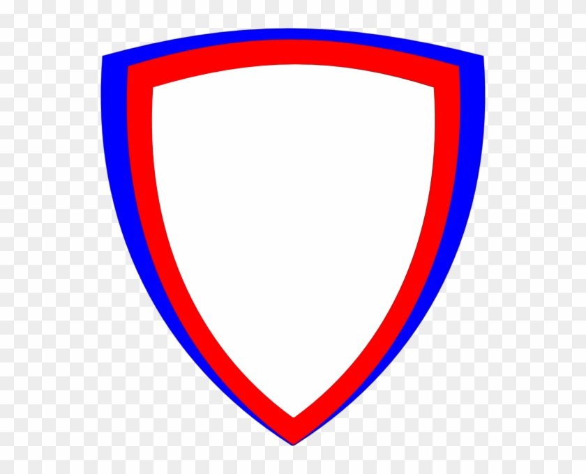 Superhero Shield Cliparts - Red And Blue Shield Png #4666