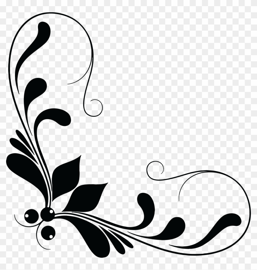 Free Clipart Of A Floral Design Element - Floral Design Element Png #4702