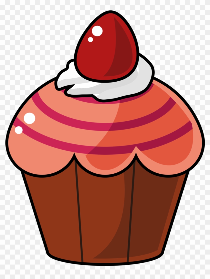 Cartoon Cupcake Clipart - Cupcake Png Cartoon Red Velvet #4765