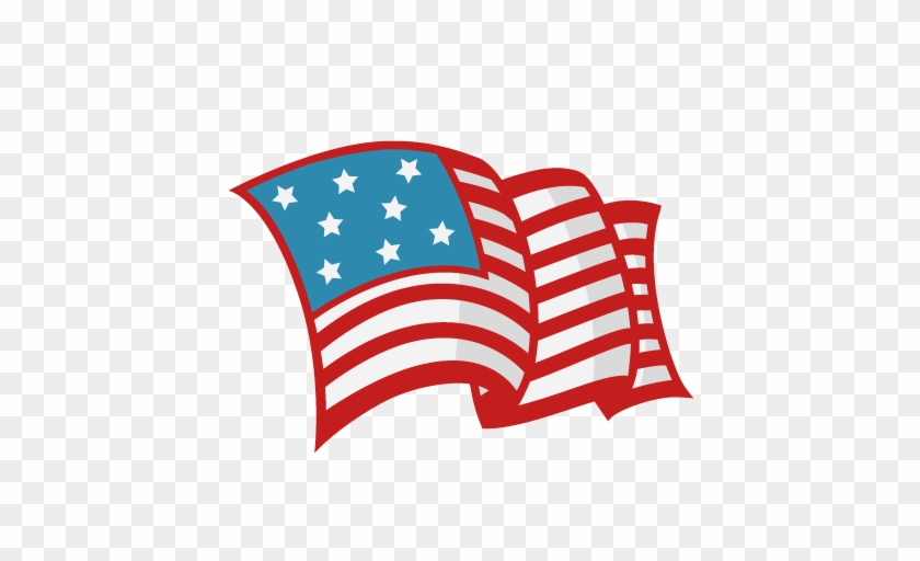 American Flag Svg Cutting File American Svg Cut Files - United States Flag Cute #4861