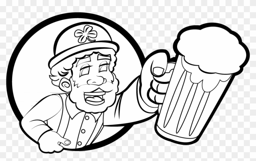 Free Clip Art - Animated Black And White St Patrick's Day #4812