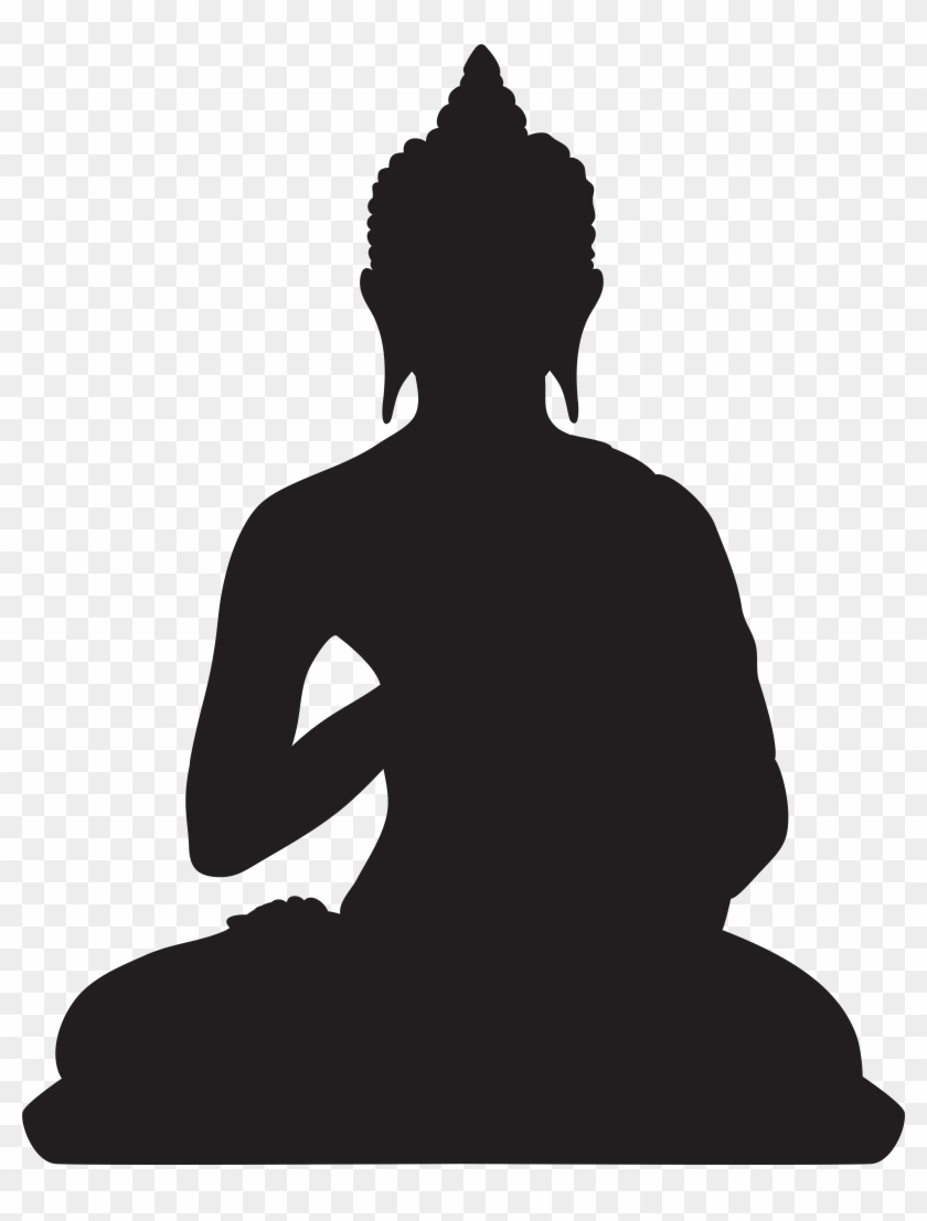 Buddha Silhouette Png Clip Art - Buddha Silhouette Png Clip Art #4961