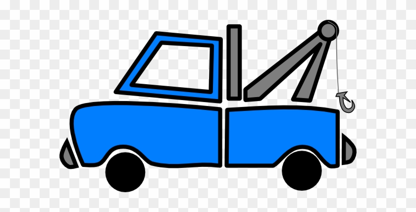 Tow Truck Blue Tow Clip Art At Vector Clip Art - Tow Truck Clip Art Png #5024