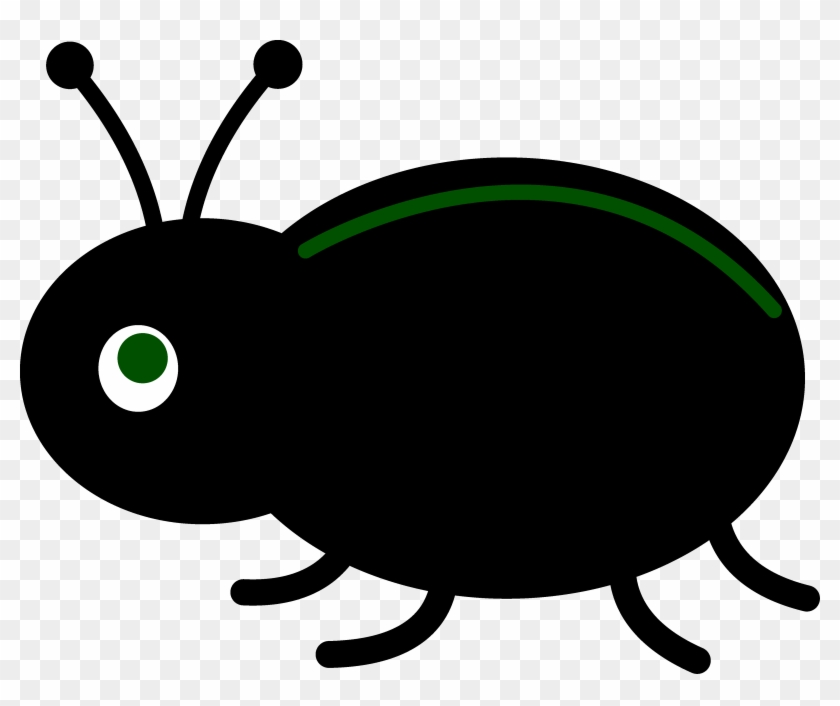 Little Black Beetle - Cartoon #5020