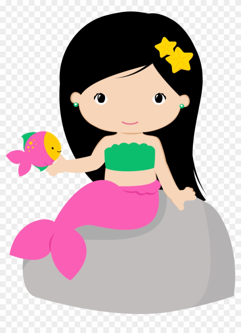 Girl Clipart - Mermaid Clipart #5094