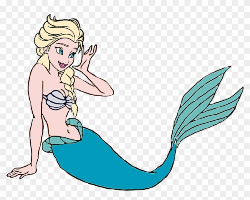 Mermaid Clipart Elsa - Alice As A Mermaid #5186