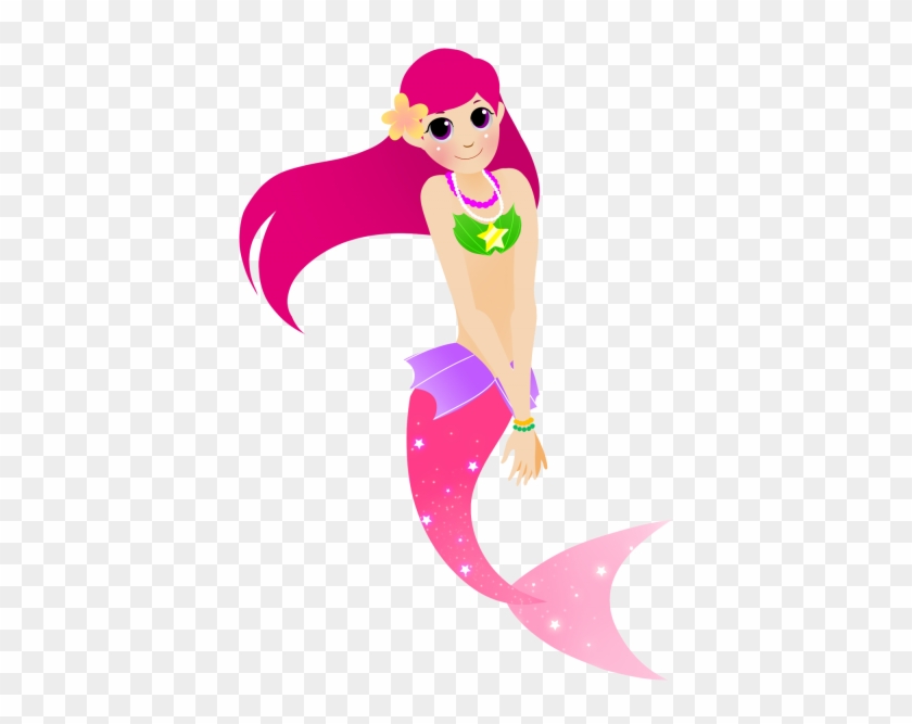 Baby Mermaid Clipart Free Download To Color Clipground - Pink Mermaid Throw Blanket #5289