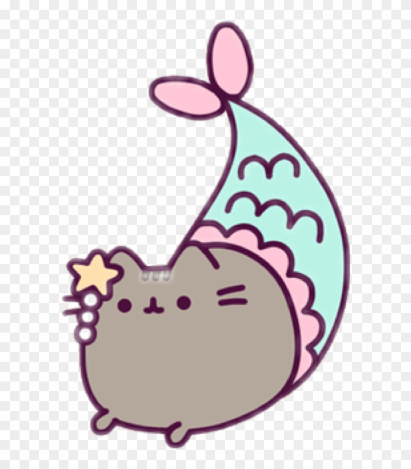 Report Abuse - Pusheen As A Mermaid #5342