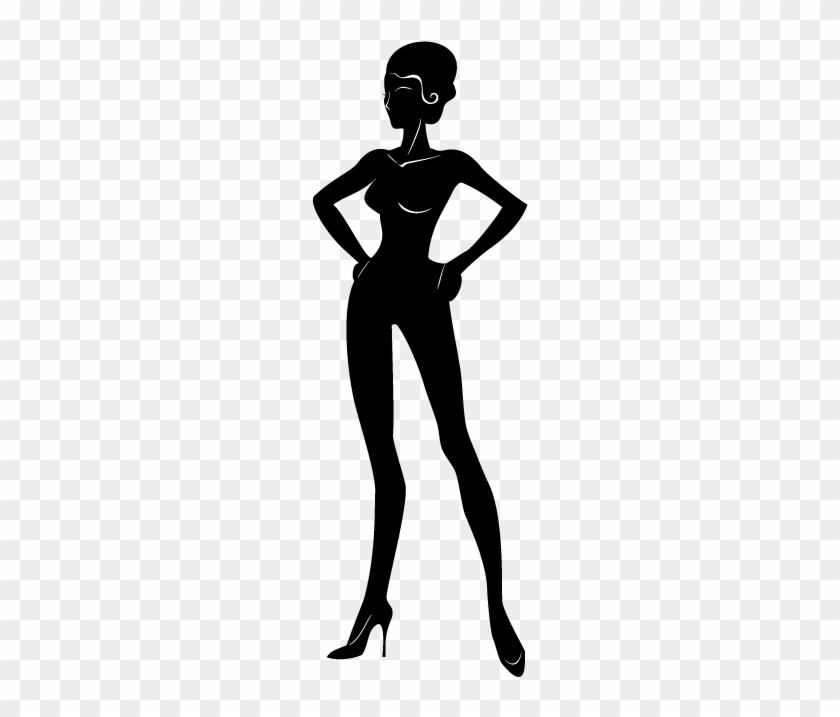 Sexy Woman Clip Art - Female Silhouette Clip Art #5539