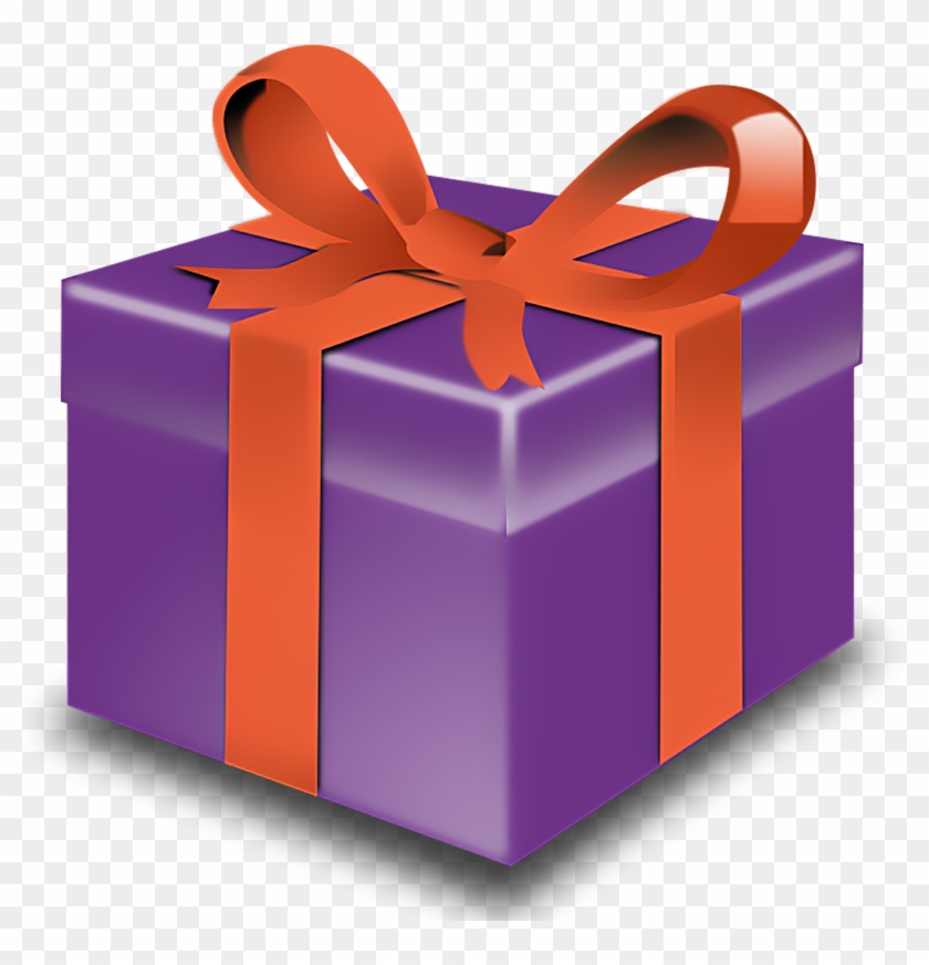 Christmas Presents Clip Art With Transparent - Purple Present #5548