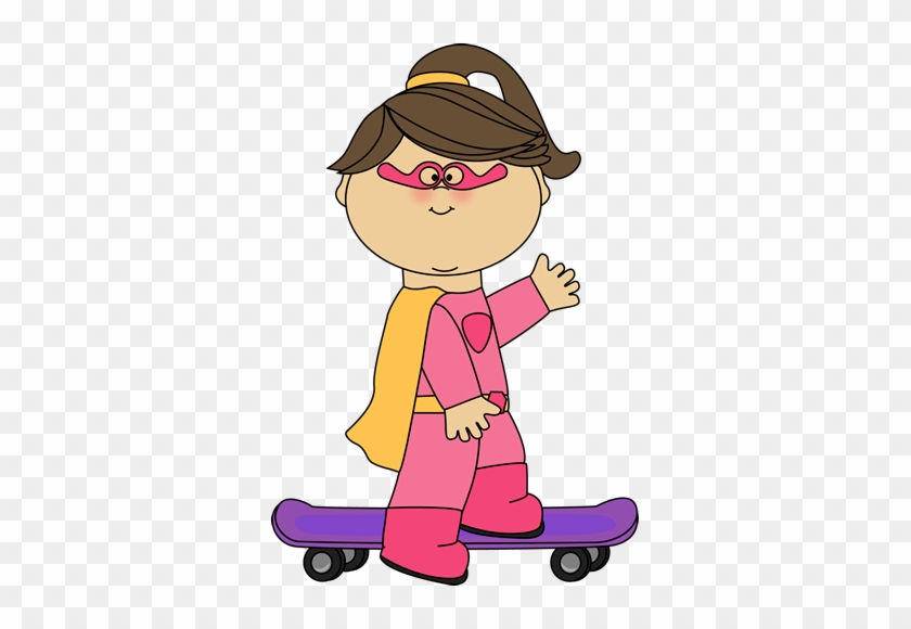 Girl Skateboard Clipart Clip Art Library - Feeling Faces For Preschool #5563