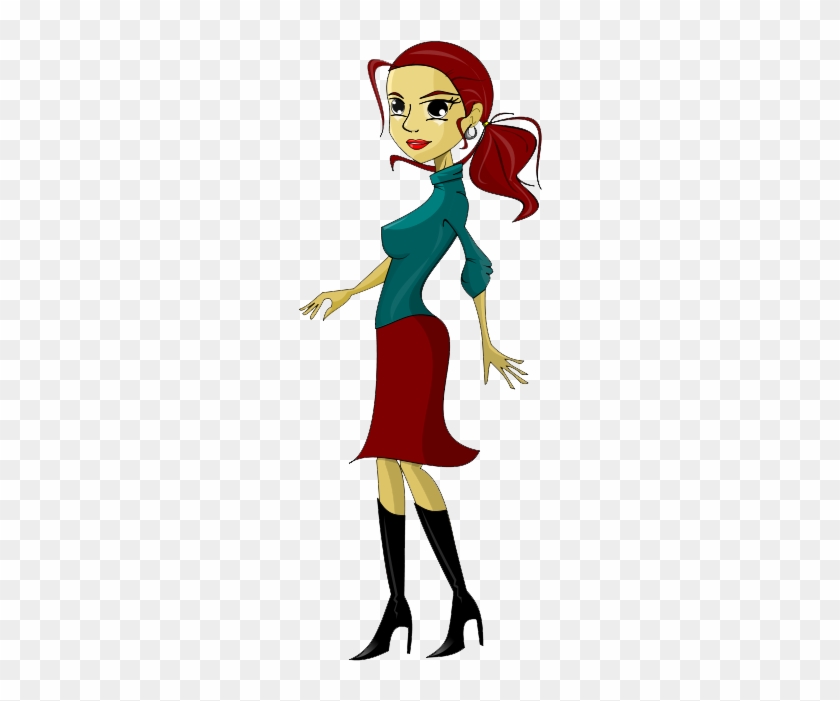 Free Stylish Woman Clip Art - Illustration #5575