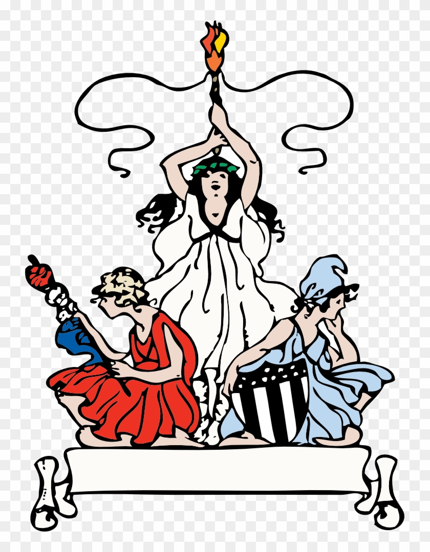 Free Patriotic Women - Clip Art #5580