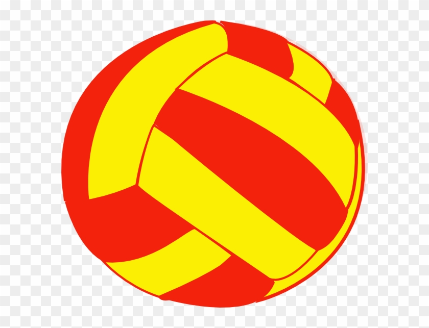 Red And Yellow Volleyball Clip Art At Clker - Ball #5585