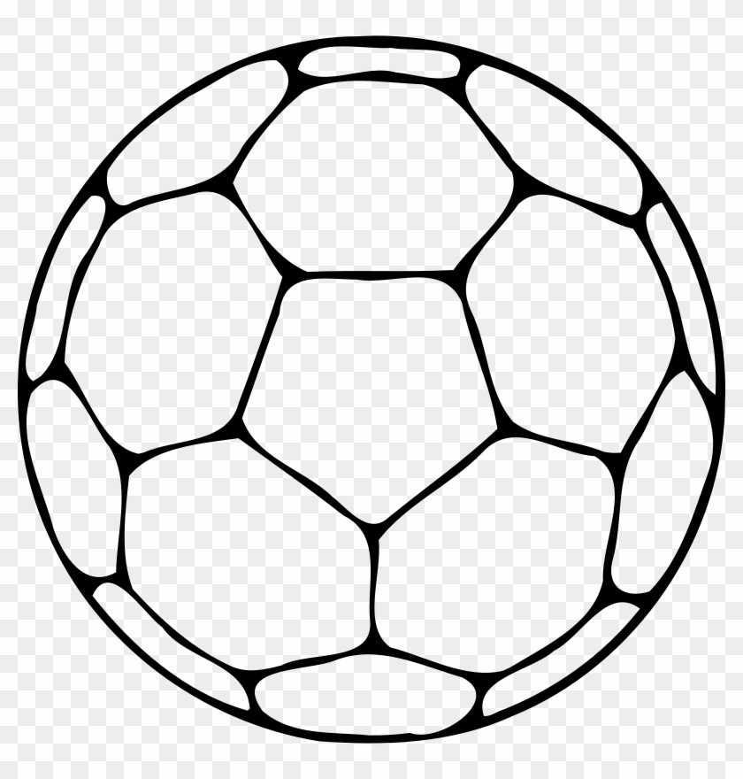 Volleyball Outline Clip Art - Ball Clipart Black And White #5598