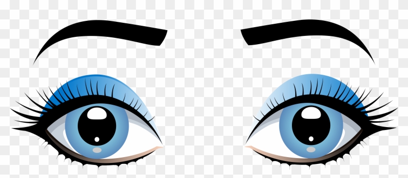 Clipart Homey Design Clipart Of Eyes Blue Female With - Female Brown Eyes Png #5627