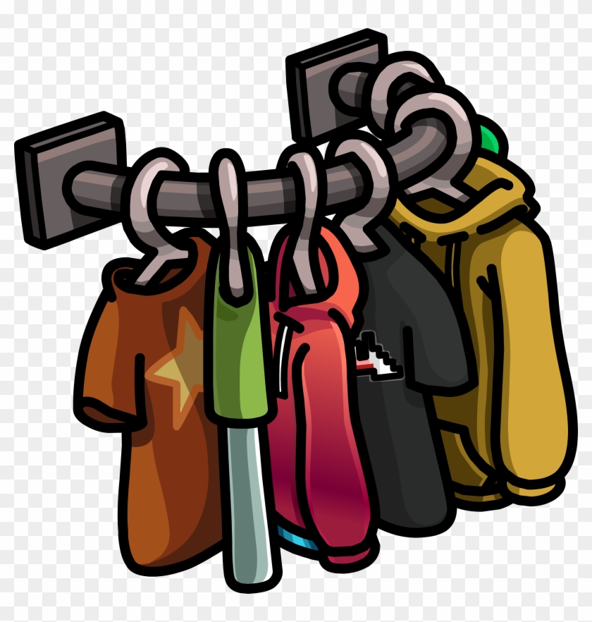 Cartoon Clothes Rack Pnf - Free Transparent PNG Clipart Images Download