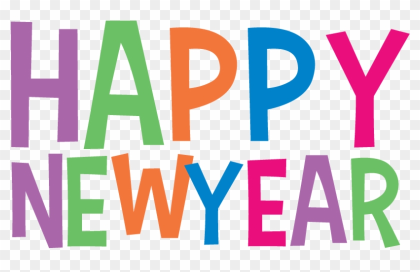 Happy New Year Clip Art - Happy New Year Transparent Text #5674