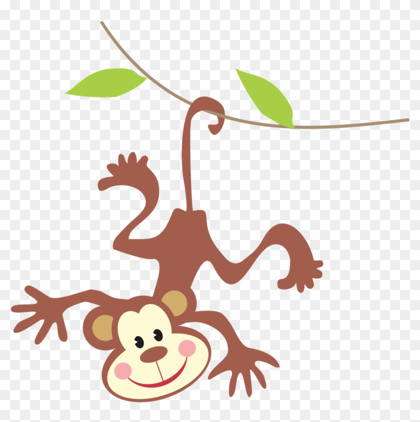 Monkey Clipart - Monkey See Monkey Do Twin Sibling T-shirts #5693