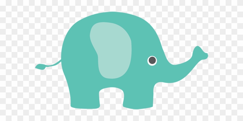 Elephant Clipart Teal - Elephant Clipart Png #5704