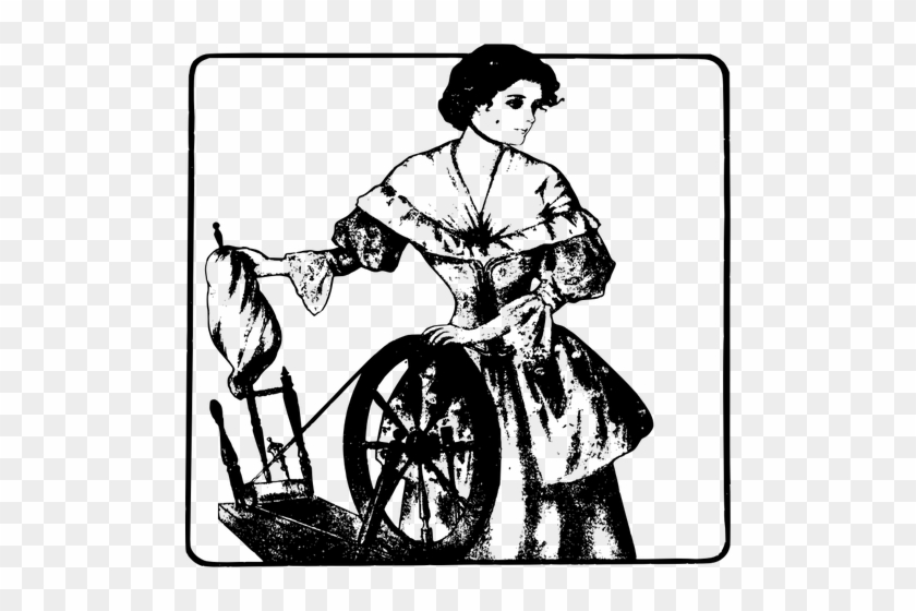 18992 Black Woman Clipart Free Public Domain Vectors - Woman On A Spindle #5708