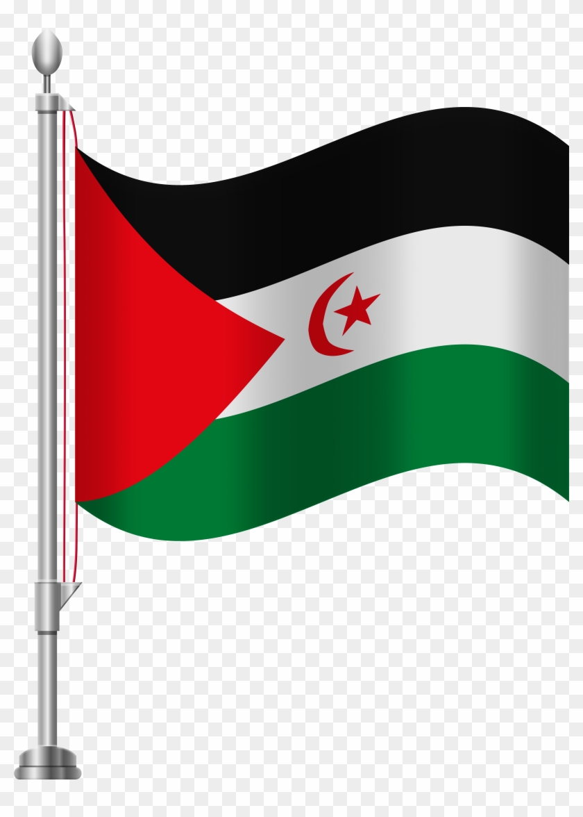 Western Sahara Flag Png Clip Art - Western Sahara Flag Png Clip Art #5918