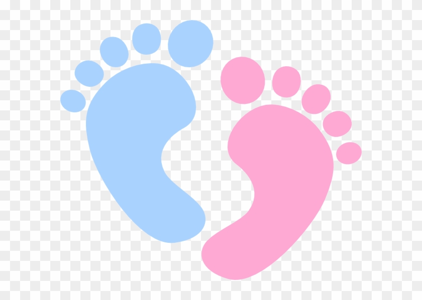 Right Baby Foot Print Clipart Best - Pink Baby Feet Clipart #5966