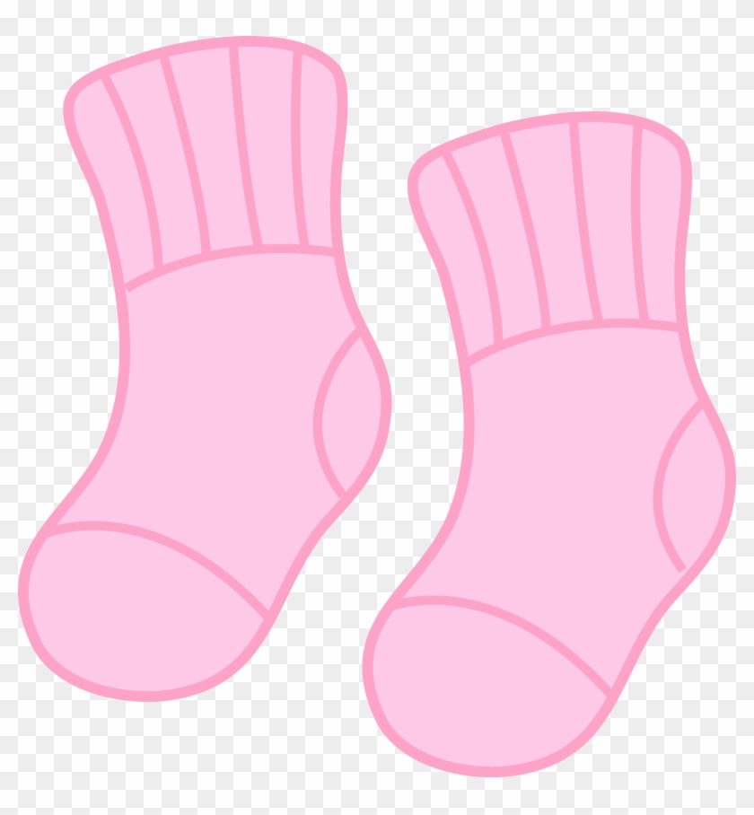 Baby Feet Baby Girl Footprint Clipart Free Download - Baby Socks Clipart #5996