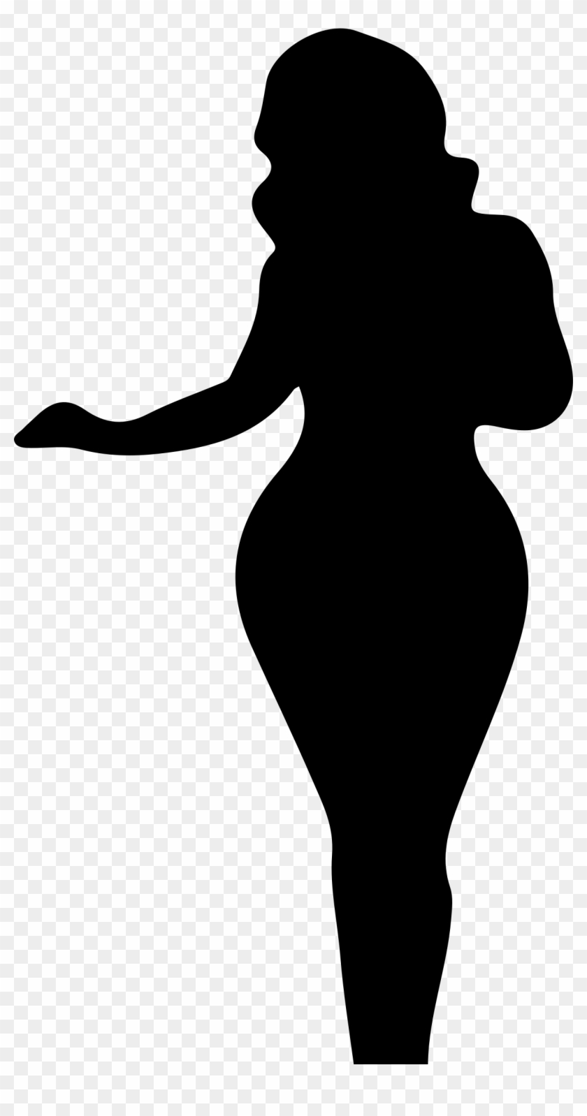 Clipart - Silhouette Of A Woman #6026