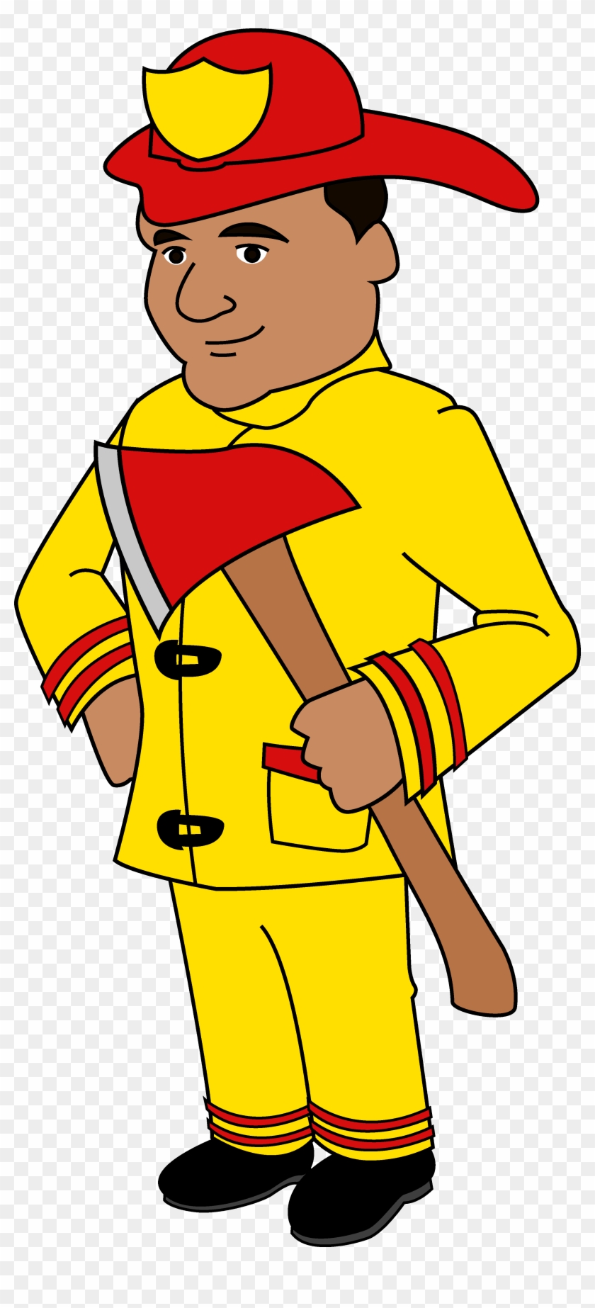 Fireman Clip Art - Firefighter Clipart #6062