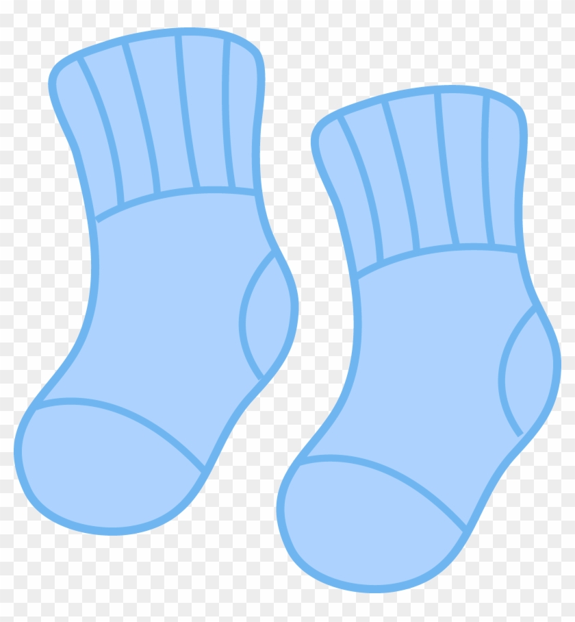 Clip Art Baby Boy Onesie Clipart Kid - Baby Socks Clipart #6143