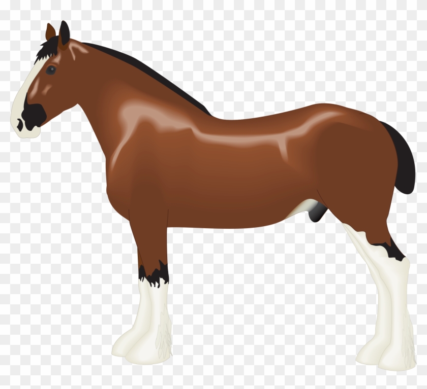 Clydesdale Horse Clipart #6164