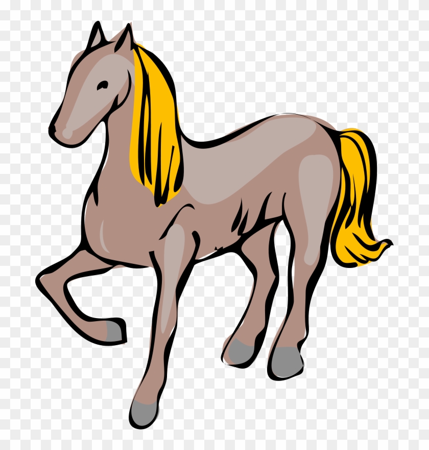 Cartoon Horse Svg Clip Arts 522 X 594 Px - Cavallo Clipart #6171