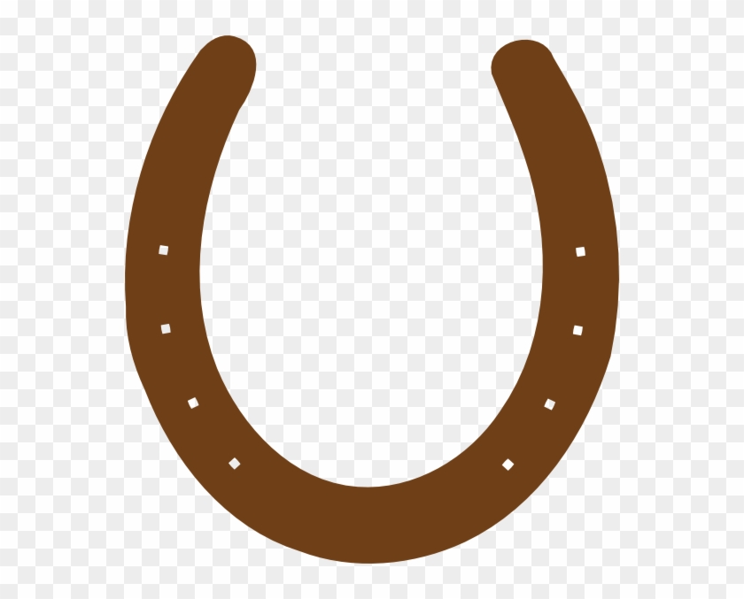 Horse Shoe Brown Horseshoe Clip Art At Vector Clip - Free Horseshoe Clip Art #6214