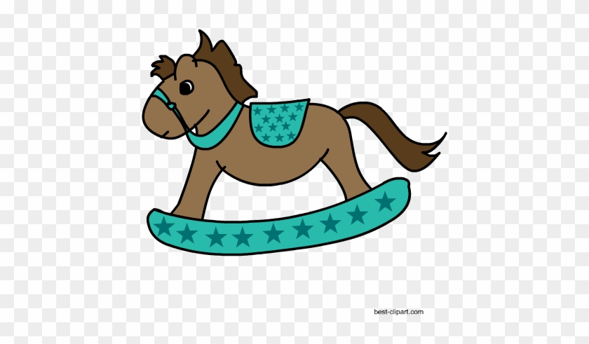 Free Rocking Horse Western Clip Art - Baby Shower #6276