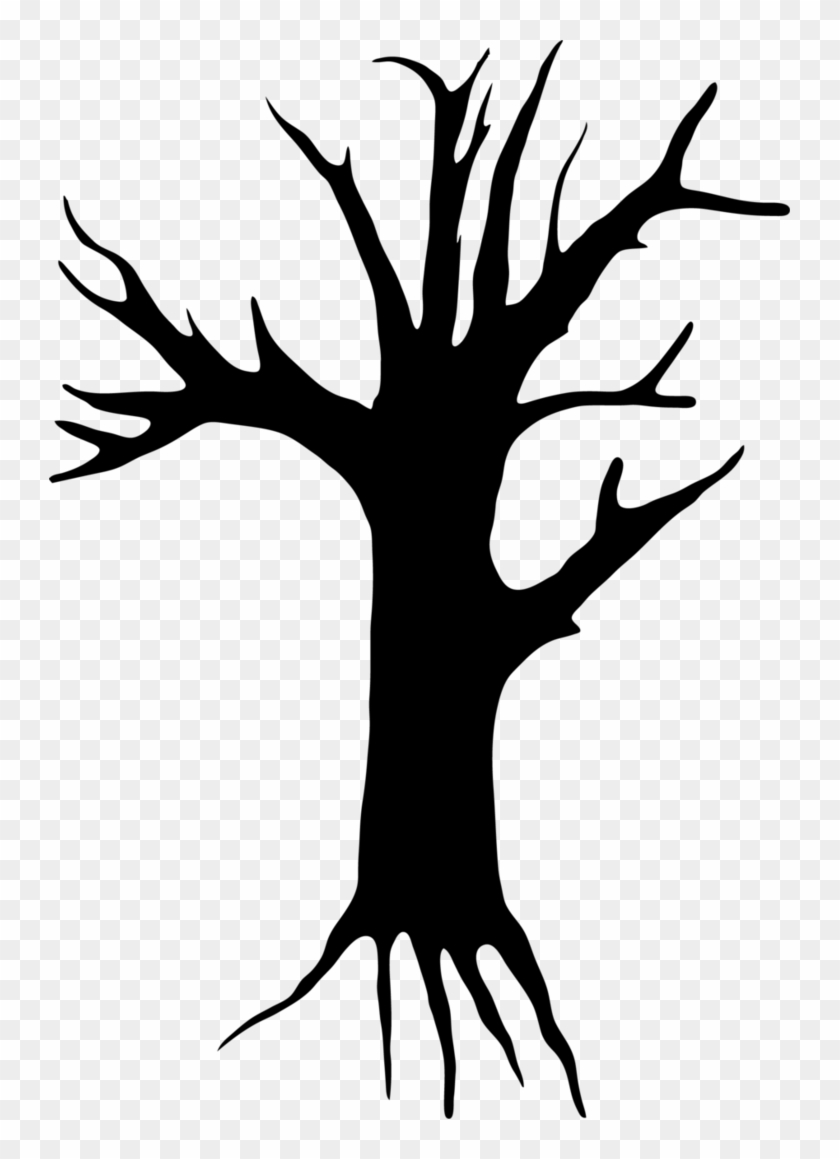 Creepy Tree Clipart - Creepy Tree Clipart #616